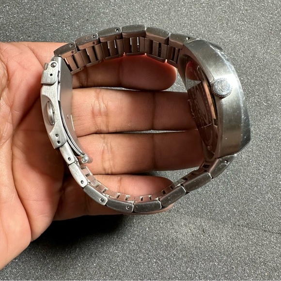 Fossil Blue Mens Quartz Day Date Watch Working With New Battery AM3848 WR100M - Picture 8 of 11